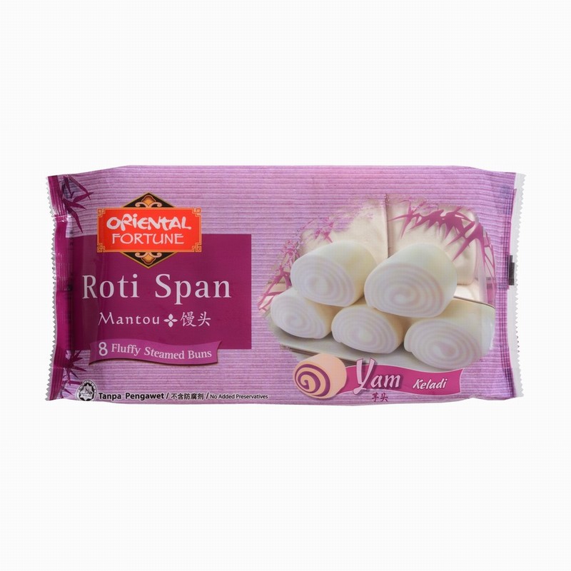 ORIENTAL FORTUNE YAM MANTOU (8X45G) 360G