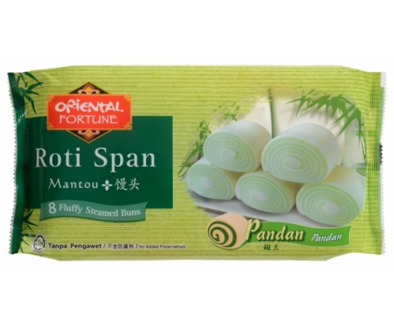 ORIENTAL FORTUNE PANDAN MANTOU 8X45G