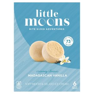 LITTLE MOONS VANILLA MOCHI ICE CREAM (6X32G)