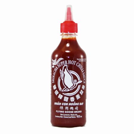 FLYING GOOSE SRIRACHA CHILLI SAUCE SUPER HOT (RED) 455ML