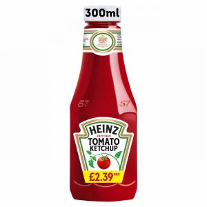 HEINZ KETCHUP 300ML £2.39