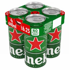 HEINEKEN 4X440ML £6.25