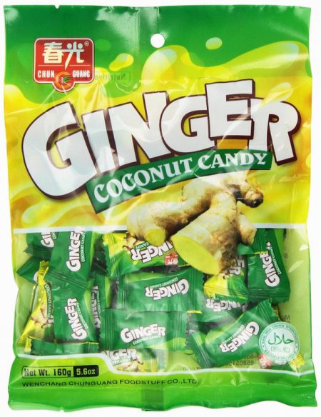 CT/CG GINGER COCONUT CANDY 160G