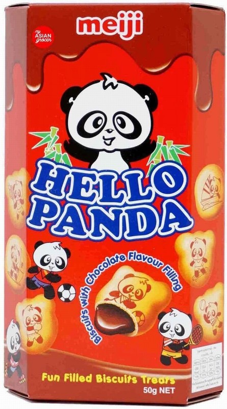 MEIJI HELLO PANDA CHOCOLATE BISCUIT 50G