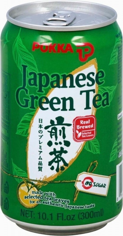 POKKA JAPANESE GREEN TEA CAN 300ML