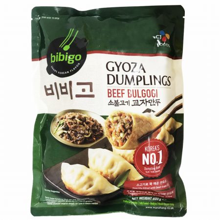 CJ BIBIGO BEEF BULGOGI GYOZA 600G