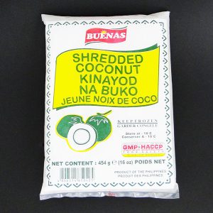 BUENAS SHREDDED YOUNG COCONUT – BUKO 454G