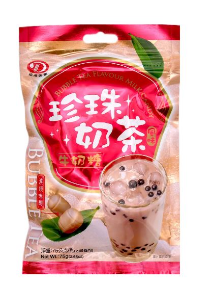 LIUH DER MILK CANDY – BUBBLE MIK TEA 75G