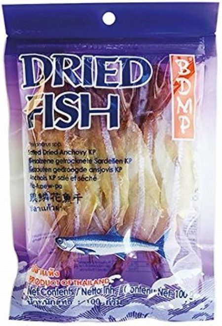 BDMP DRIED ANCHOVY KP FILLET 100G