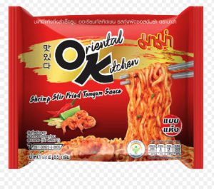 MAMA O/KITCHEN NOODLE-SHRIMP STIR FRY TOM YUM 85G