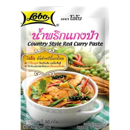 LOBO COUNTRY STYLE RED CURRY PASTE 50G