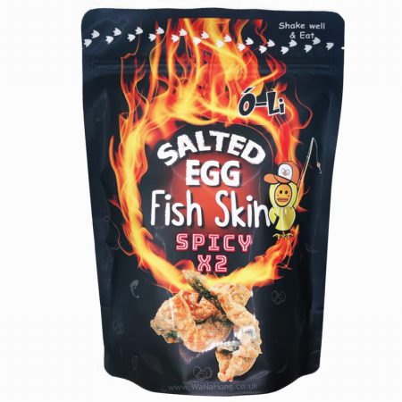 HOE HUP O-LI SALTED EGG FISH SKIN 2X SPICY 80G
