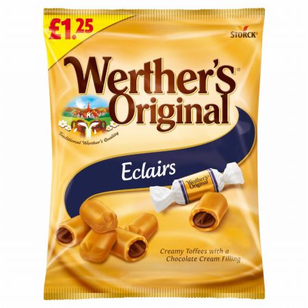 WERTHERS ORIGINAL ECLAIRS 100G £1.25