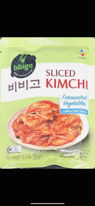 CJ BIBIGO SLICED KIMCHI (AMBIENT STORAGE) 150G