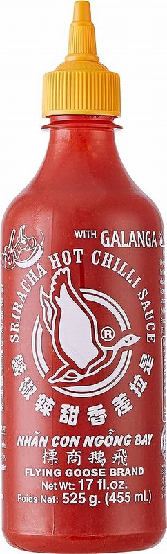 FLYING GOOSE SRIRACHA CHILLI SAUCE GALANGA 455ML