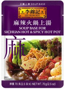 LKK SOUP BASE FOR SICHUAN HOT & SPICY HOT POT (SACHET) 70G