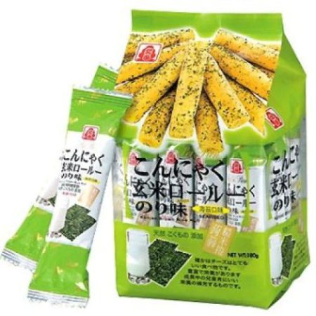 PEI TIEN  KONJAC BROWN RICE ROLL SEAWEED 160G