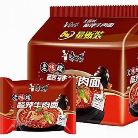 KSF MASTER KON NOODLE- HOT & SOUR ARTIFICIAL BEEF 114G