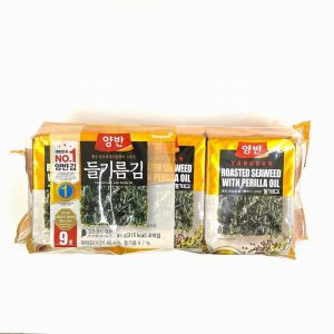 DONGWON ROASTED LAVER WITH PERILLA OIL (9X4.5G) 40.5G