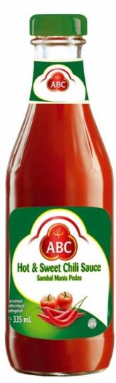 ABC SAMBAL HOT & SWT CHILLI SAUCE 335ML