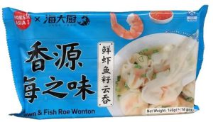 FRESHASIA PREMIUM PRAWN & FISH ROE WONTON 140G