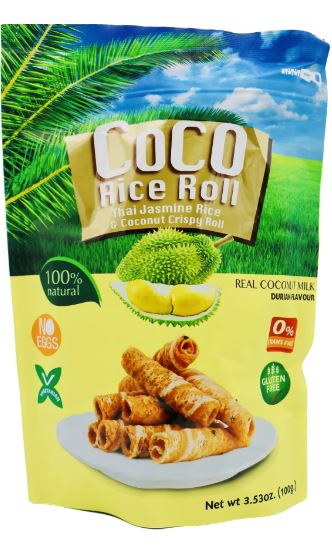 COCO DURIAN RICE ROLL 100G