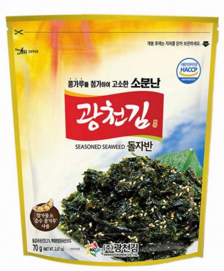 KWANG CHEON JABAN FLAKED SEASONED SEAWEED 70G