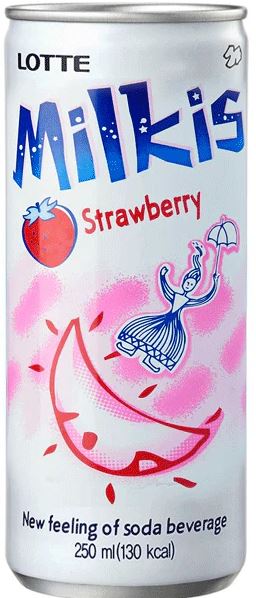 LOTTE MILKIS STRAWBERRY 250ML