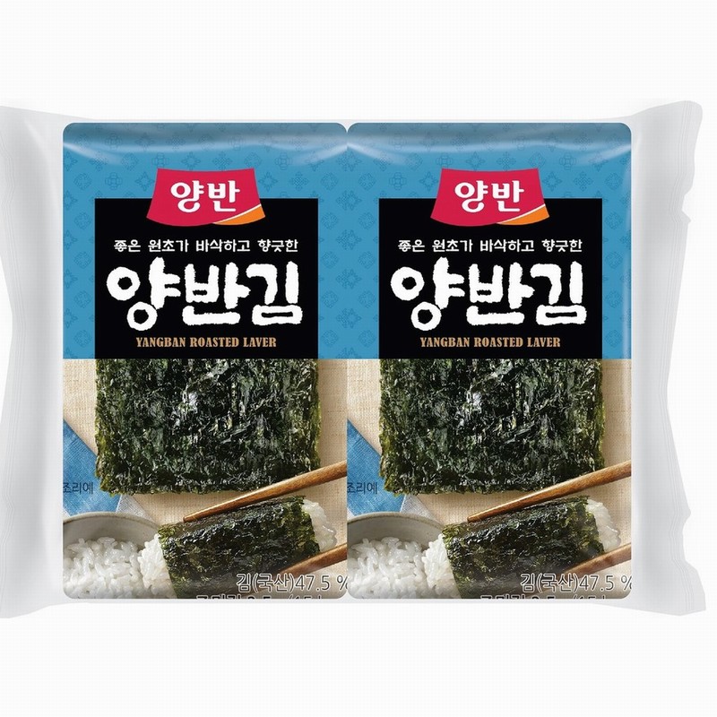 DONGWON YANG BANIM KOREAN ROASTED LAVER 8X2.5G