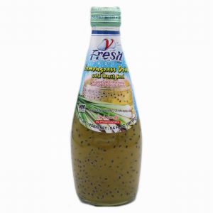 V – FRESH LEMONGRASS DRINK W/BASIL SEED 290ML