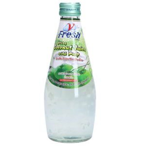 V – FRESH YOUNG COCONUT JUICE WITH PULP 290ML