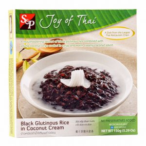 S&P FROZEN BLACK GLUTINOUS RICE IN COCONUT CREAM 150G