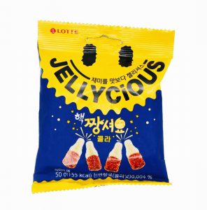 LOTTE JELLYCIOUS SOUR CANDY (COLA) 50G