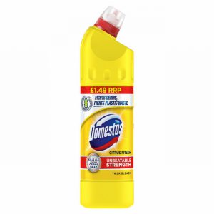 DOMESTOS CITRUS FRESH THICK BLEACH 750ML £1.49