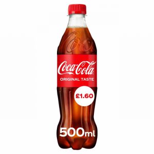 COCA COLA ORIGINAL £1.60 500ML