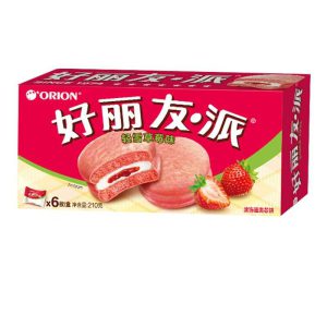 ORION PIE – LIGHT SNOW STRAWBERRY 6X35G