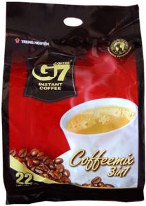 TRUNG NGUYEN G7 VIETNAMESE INSTANT COFFEE 22X16G