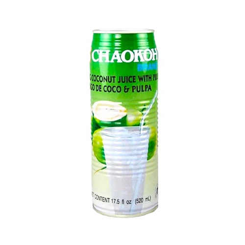 CHAOKOH COCONUT JUICE & PULP 520ML