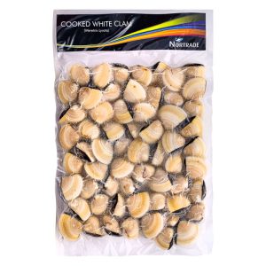 NORTRADE 40/60 WHOLE COOKED CLAMS 1KG