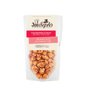 JOE & SEPH’S POPCORN – STRAWBERRIES & CREAM 80G