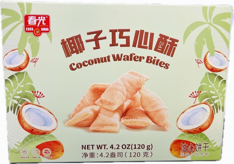 CHUN GUANG COCONUT WAFER BITES 120G