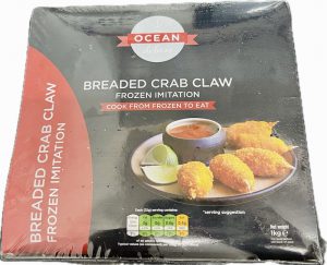 OCEAN DELUXE BREADED CRAB CLAWS 1KG