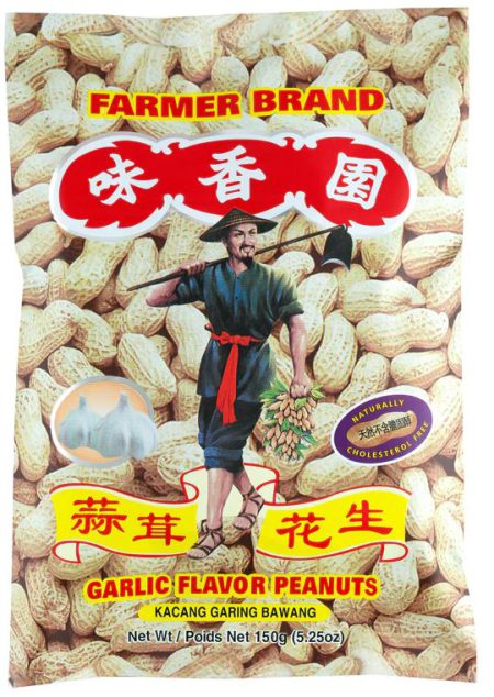 FARM PACK GARLIC FLAV PEANUTS 150G