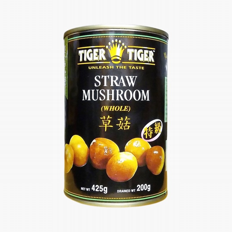 TIGER TIGER WHOLE STRAW MUSHROOM 425G