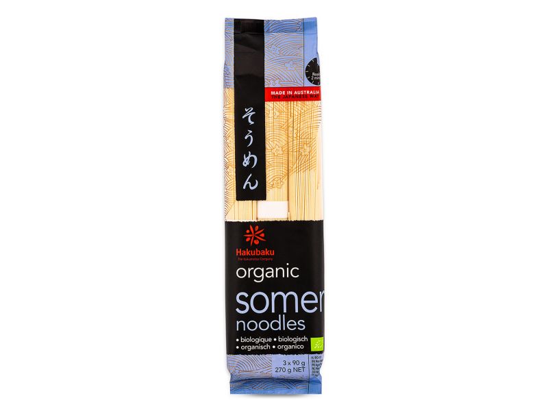 HAKUBAKU ORGANIC SOMEN NOODLES 270G