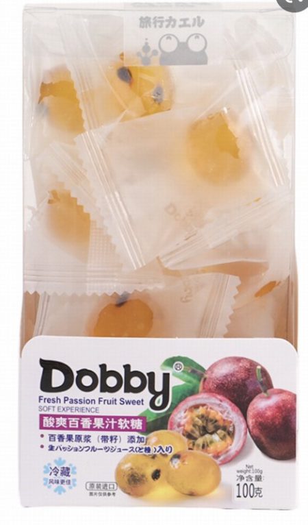 DOBBY SOFT CANDY - PASSION FRUIT 100G