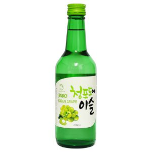 HITE JINRO GREEN GRAPE SOJU 13%ALC 350ML