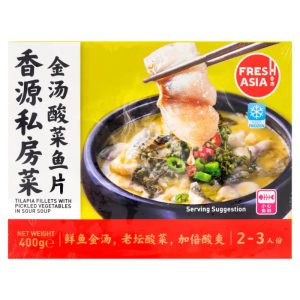 FRESHASIA TILAPIA FILLETS WITH PICKLED VEG IN SOUR SOUP 400G