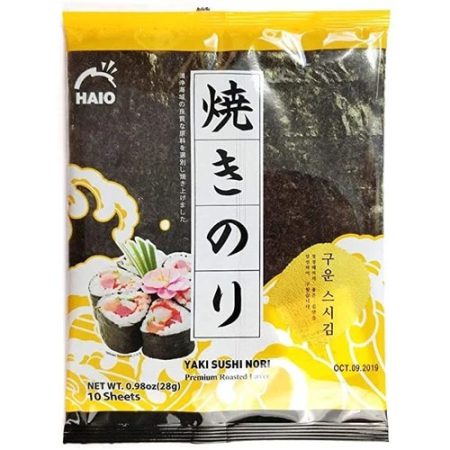 HM ROASTED SUSHI NORI (10 SHEETS) 28G