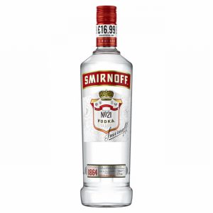 SMIRNOFF VODKA 37.5% 70CL £16.99